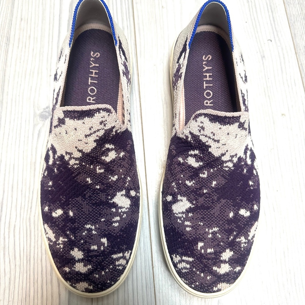 Rothy’s Sneakers Ocean Iris Size 10 EUC